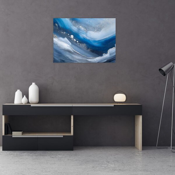 Obraz - Abstrakcja oceanu (70x50 cm)