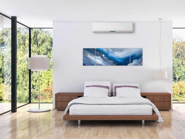 Obraz - Abstrakcja oceanu (170x50 cm)
