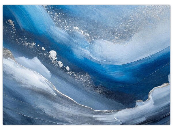 Obraz - Abstrakcja oceanu (70x50 cm)