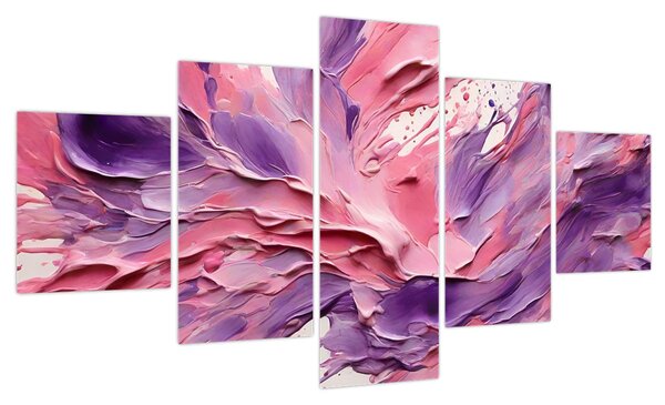 Obraz - Romantyczna abstrakcja (125x70 cm)