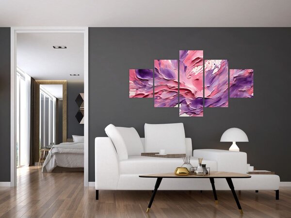 Obraz - Romantyczna abstrakcja (125x70 cm)