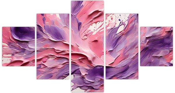 Obraz - Romantyczna abstrakcja (125x70 cm)