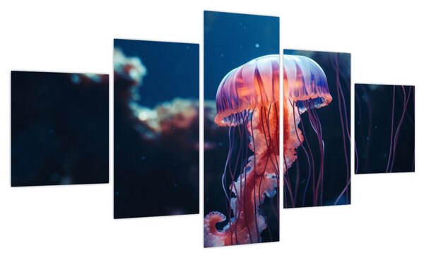 Obraz - Meduza (125x70 cm)