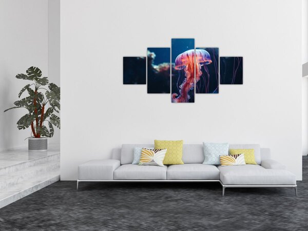Obraz - Meduza (125x70 cm)