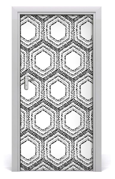 Naklejka fototapeta na drzwi Geometryczne tło
