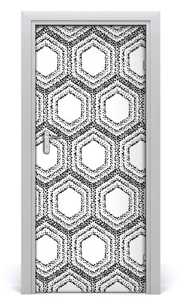 Naklejka fototapeta na drzwi Geometryczne tło
