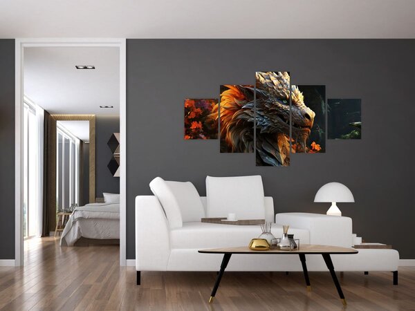 Obraz - Smok (125x70 cm)
