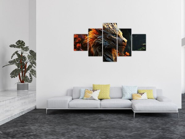 Obraz - Smok (125x70 cm)