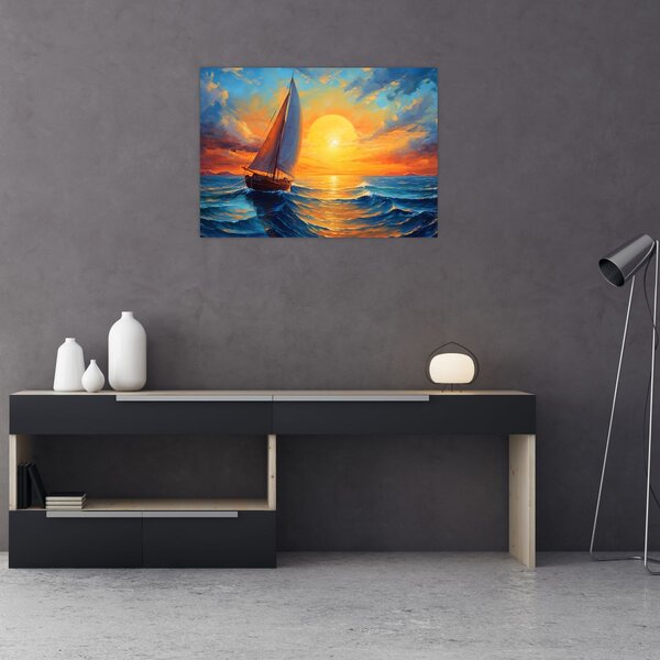 Obraz - Żaglówki (70x50 cm)