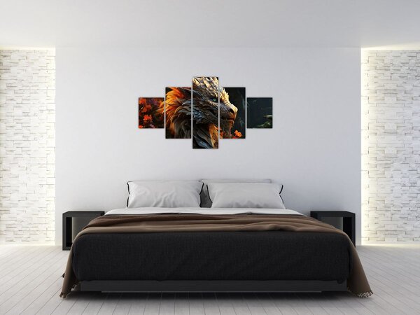 Obraz - Smok (125x70 cm)