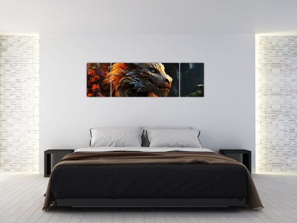 Obraz - Smok (170x50 cm)