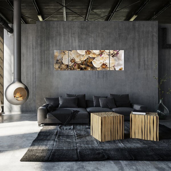 Obraz - Storczyki (170x50 cm)