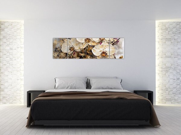 Obraz - Storczyki (170x50 cm)