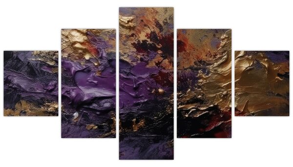 Obraz - Teksturowana abstrakcja (125x70 cm)