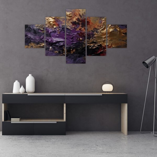 Obraz - Teksturowana abstrakcja (125x70 cm)