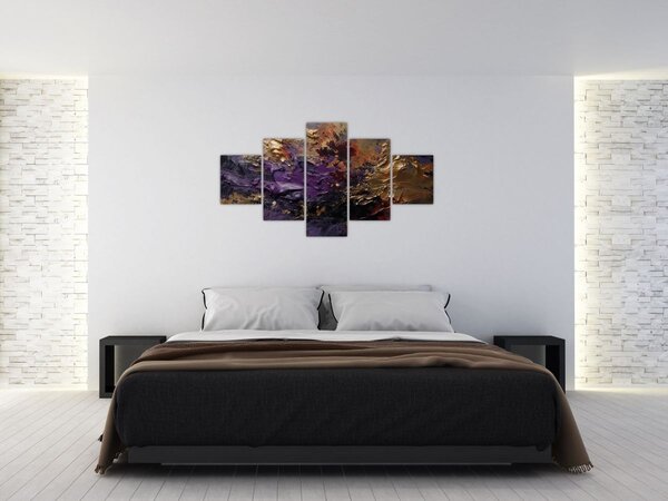 Obraz - Teksturowana abstrakcja (125x70 cm)