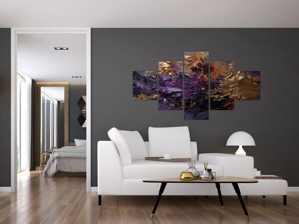 Obraz - Teksturowana abstrakcja (125x70 cm)