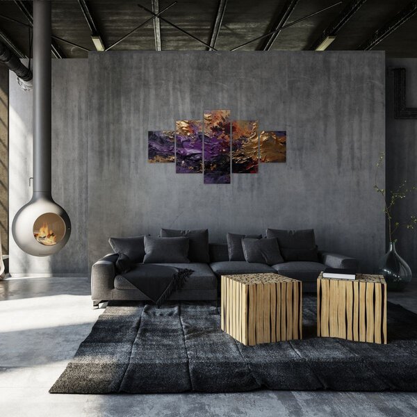 Obraz - Teksturowana abstrakcja (125x70 cm)