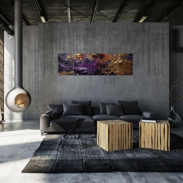 Obraz - Teksturowana abstrakcja (170x50 cm)