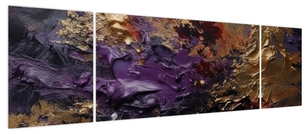 Obraz - Teksturowana abstrakcja (170x50 cm)