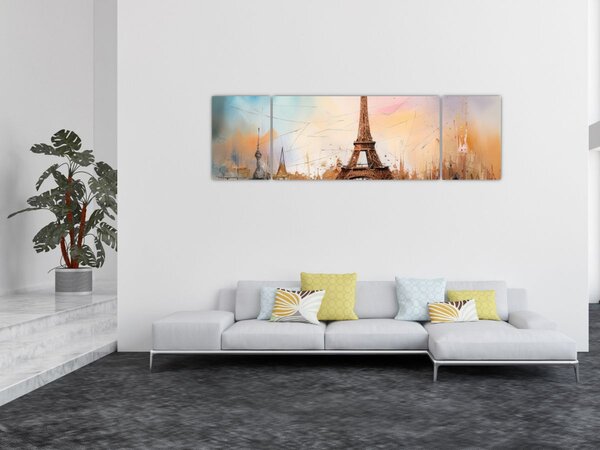 Obraz - Obraz wieży Eiffla (170x50 cm)