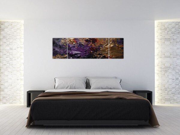 Obraz - Teksturowana abstrakcja (170x50 cm)