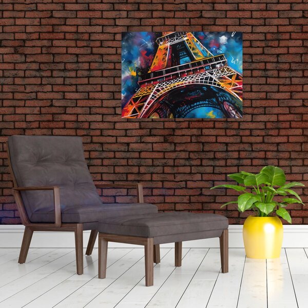 Obraz - Obraz wieży Eiffla II. (70x50 cm)