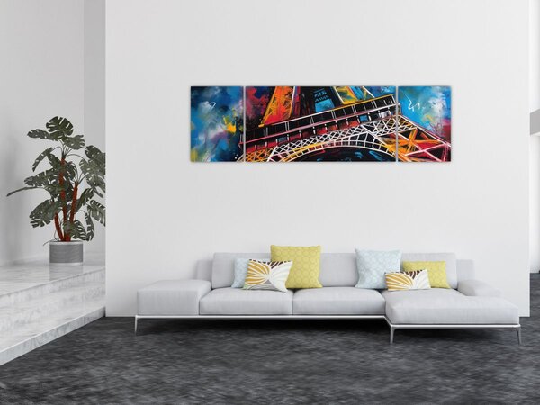 Obraz - Obraz wieży Eiffla II. (170x50 cm)