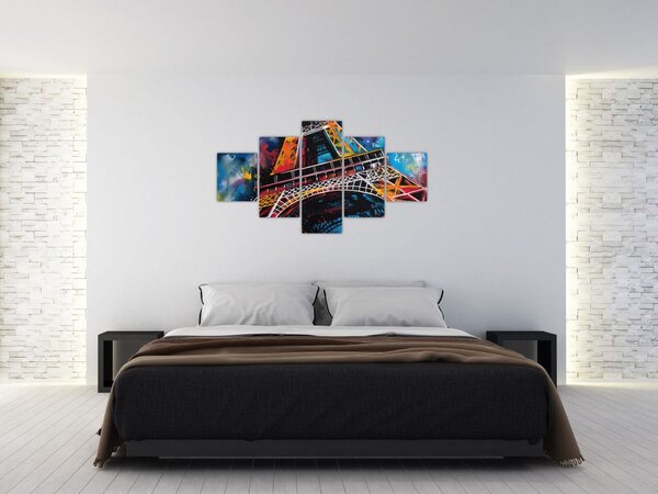 Obraz - Obraz wieży Eiffla II. (125x70 cm)