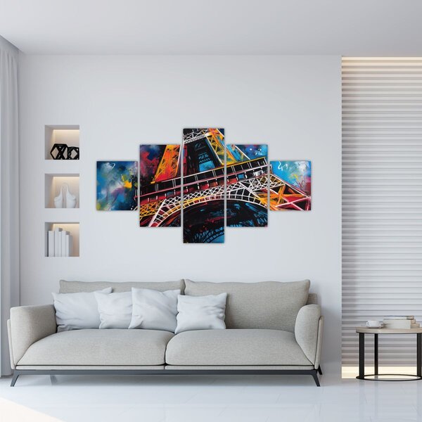 Obraz - Obraz wieży Eiffla II. (125x70 cm)