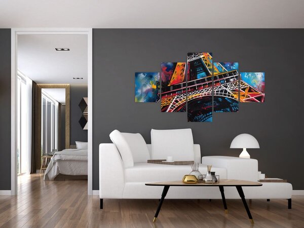 Obraz - Obraz wieży Eiffla II. (125x70 cm)