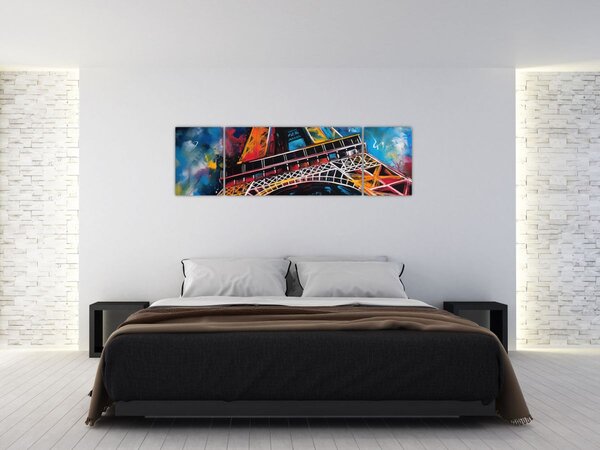 Obraz - Obraz wieży Eiffla II. (170x50 cm)