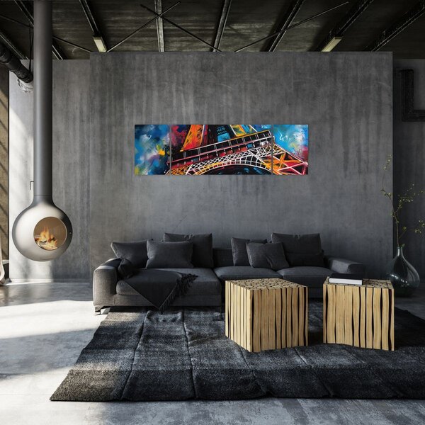 Obraz - Obraz wieży Eiffla II. (170x50 cm)