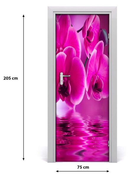 Naklejka samoprzylepna okleina Różowa orchidea
