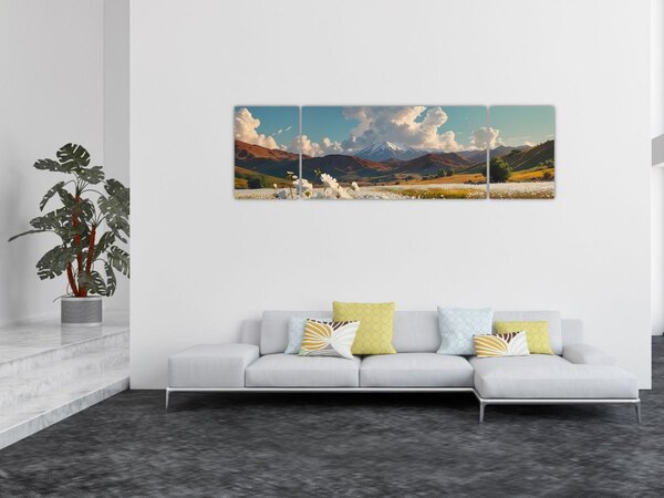 Obraz - Spokojny krajobraz (170x50 cm)