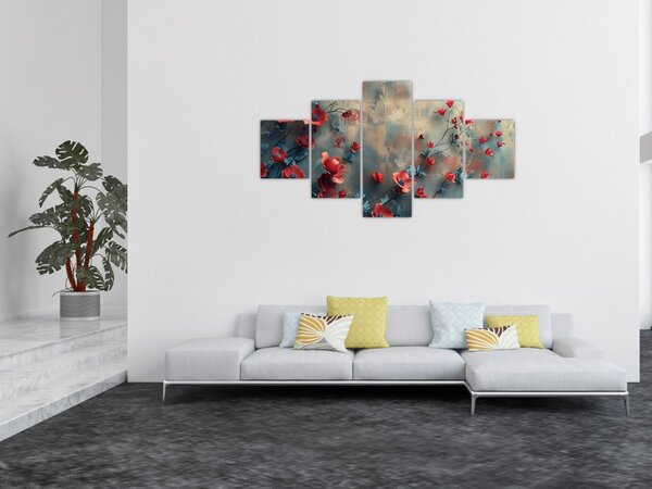 Obraz - Wilcze maki (125x70 cm)