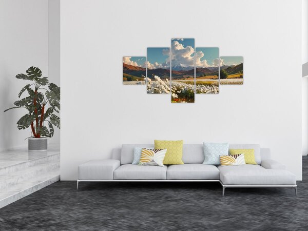 Obraz - Spokojny krajobraz (125x70 cm)