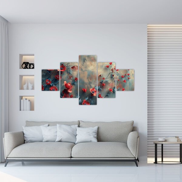 Obraz - Wilcze maki (125x70 cm)