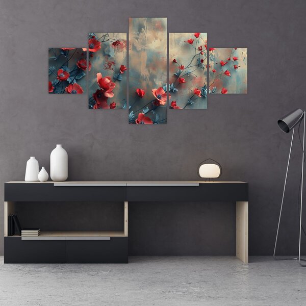Obraz - Wilcze maki (125x70 cm)