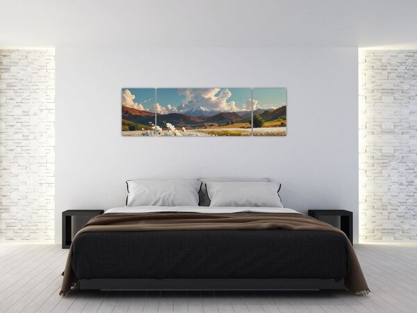 Obraz - Spokojny krajobraz (170x50 cm)