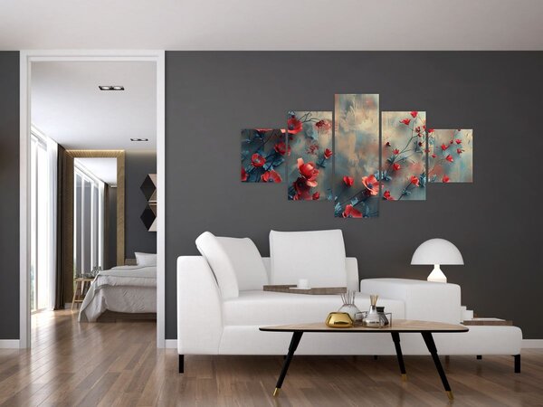 Obraz - Wilcze maki (125x70 cm)