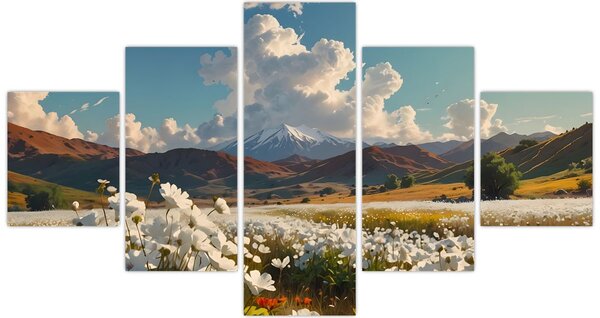 Obraz - Spokojny krajobraz (125x70 cm)