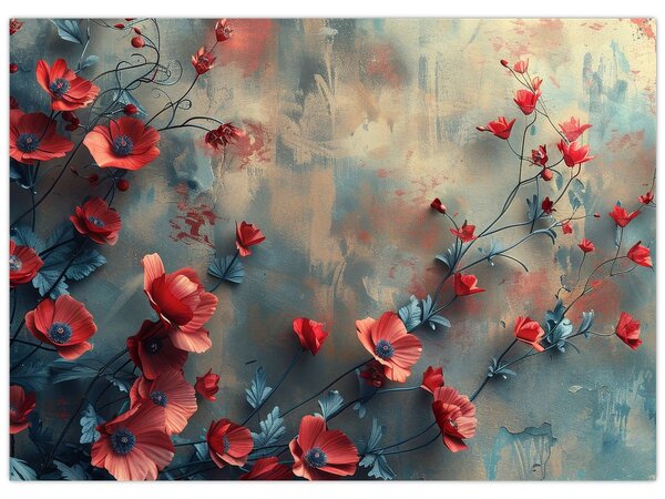Obraz - Wilcze maki (70x50 cm)