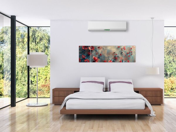 Obraz - Wilcze maki (170x50 cm)