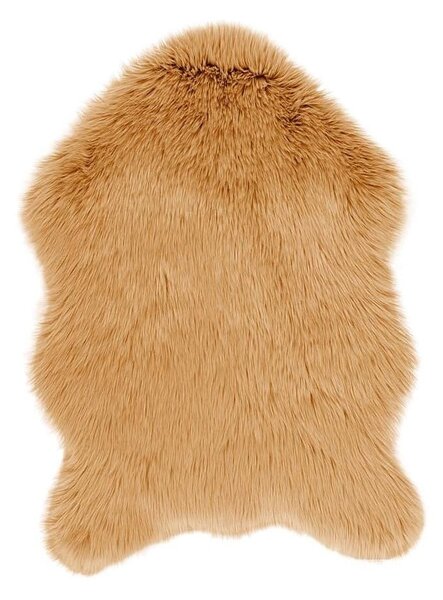 Brązowa sztuczna skóra Tiseco Home Studio Sheepskin, 60x90 cm