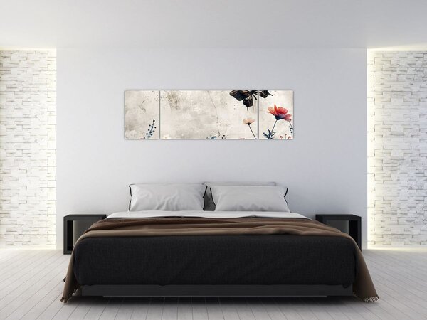 Obraz - Łąka w betonie (170x50 cm)
