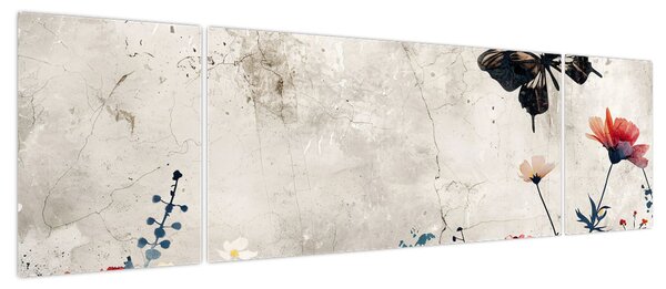 Obraz - Łąka w betonie (170x50 cm)