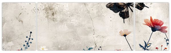 Obraz - Łąka w betonie (170x50 cm)