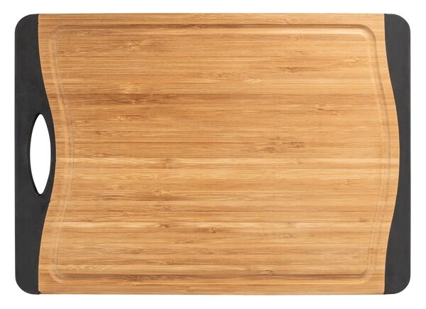 Antypoślizgowa deska do krojenia z drewna bambusowego Wenko, 33x23 cm