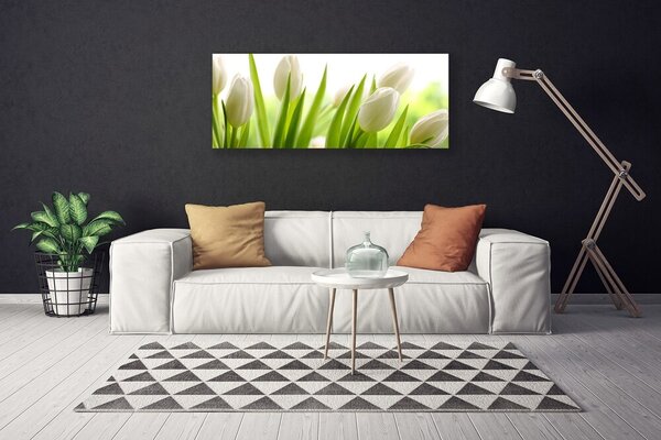 Obraz canvas na ścianę Tęczowy Dywan Tulipanów